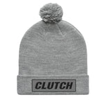 Grey Logo Pom Beanie